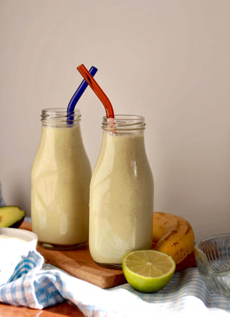 Smoothie protéiné à la pomme verte, avocat & yogourt grec