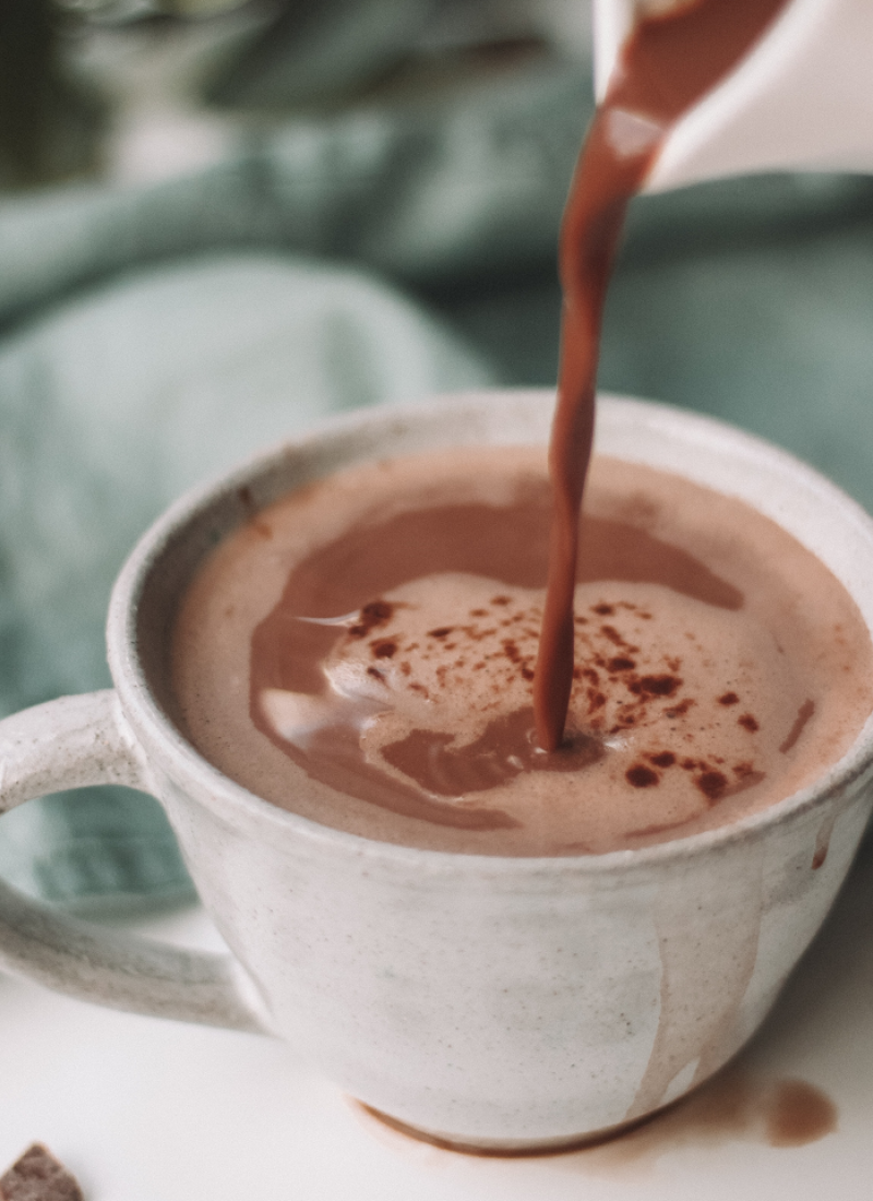 Chocolat chaud au chaga