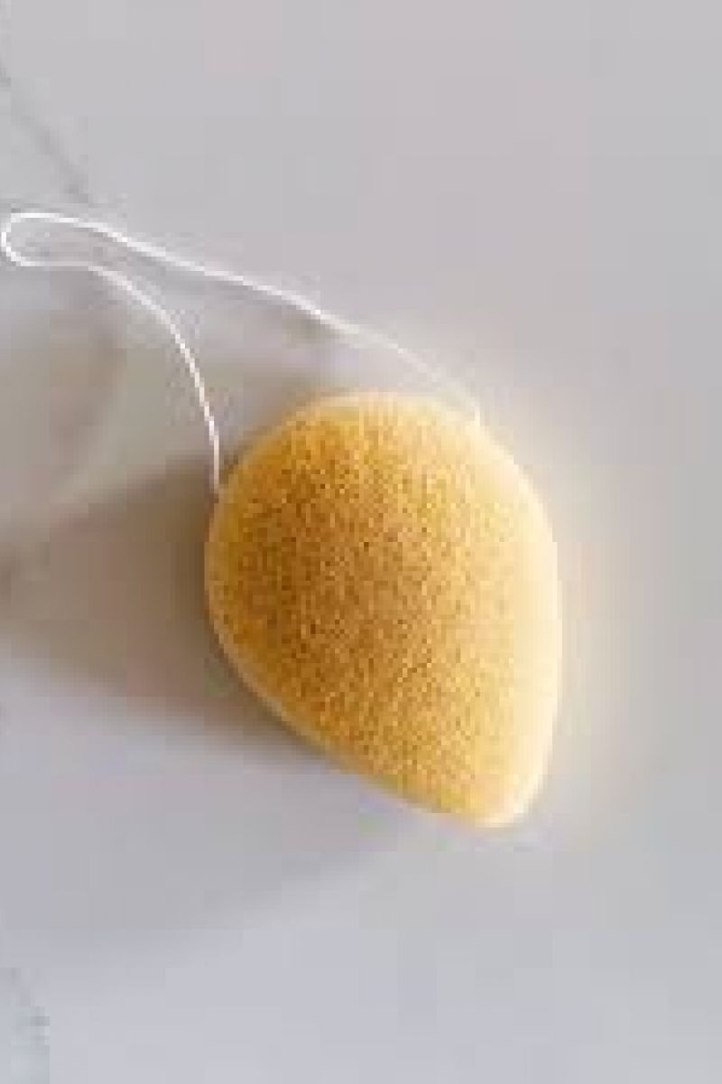 Éponge faciale Konjac - Curcuma | Bkind