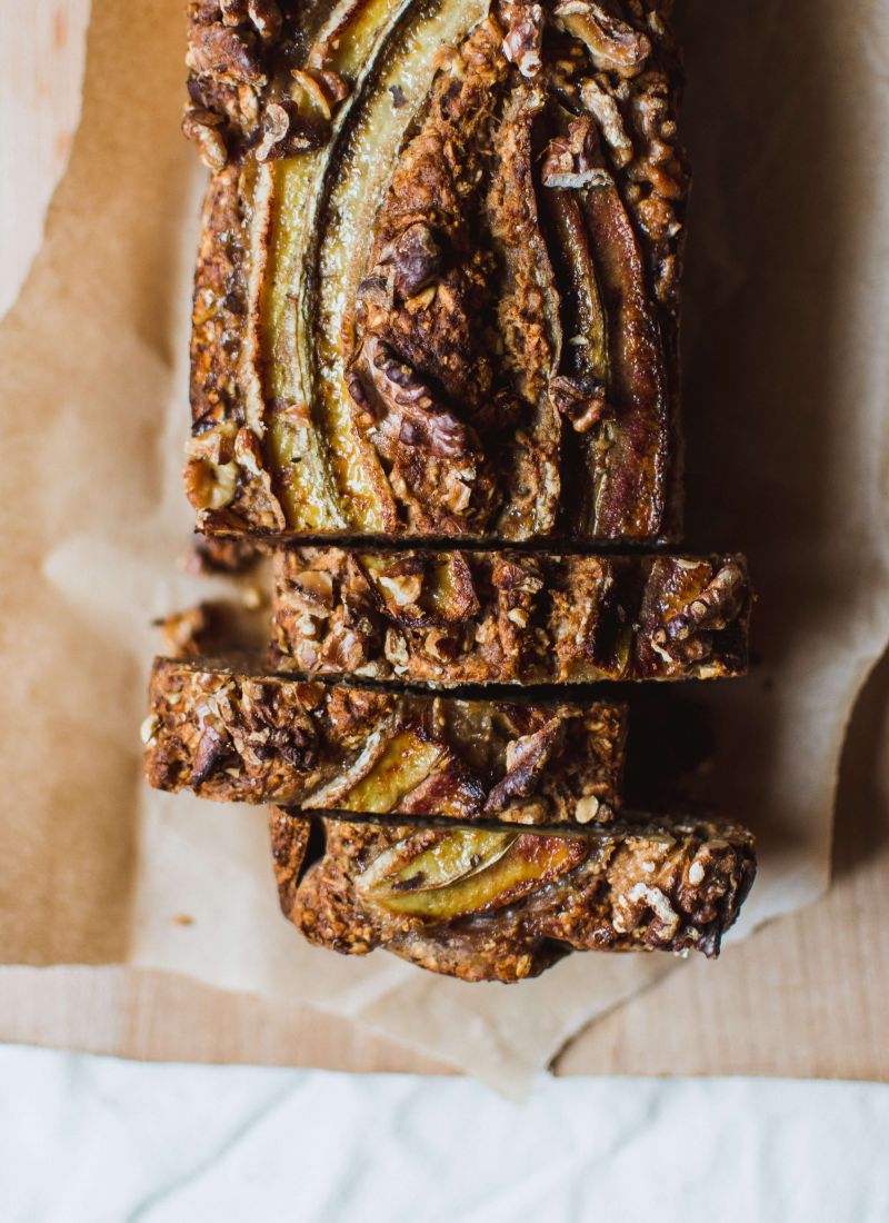 Pain aux bananes végétalien