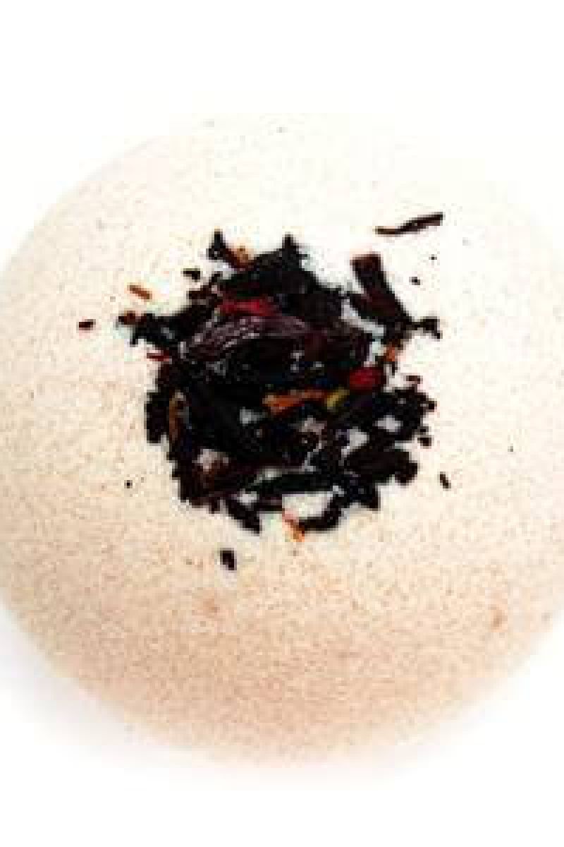 Bombe de bain - pamplemousse rose et hibiscus | Le jardin de Julie